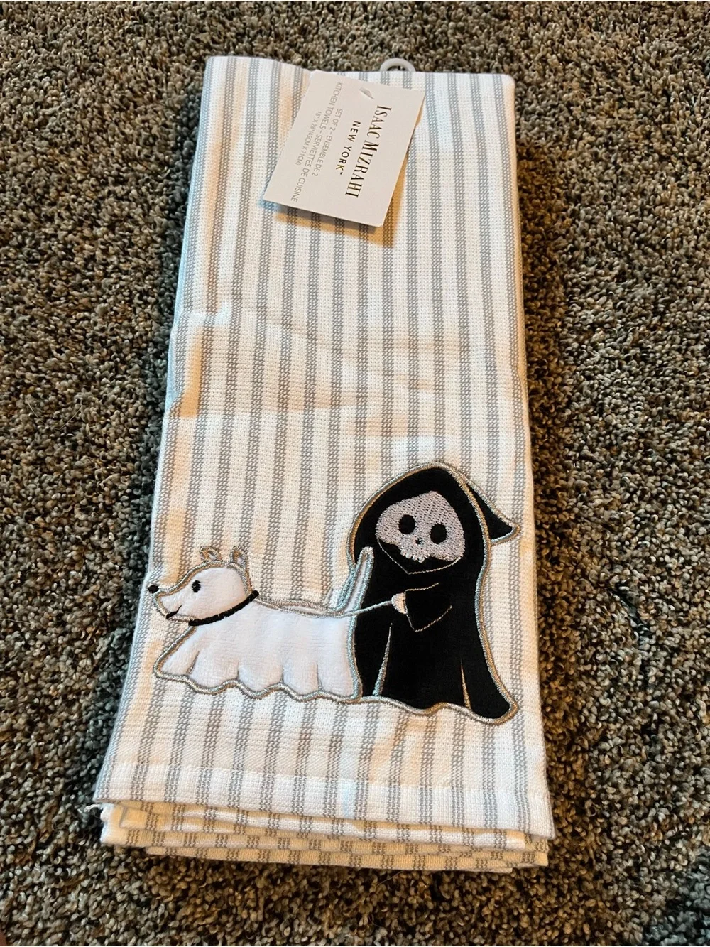 Isaac Mizrahi Halloween hand towels